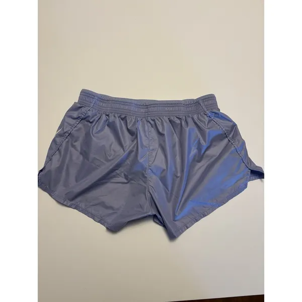 Nike Dri Fit Running Shorts Womens Large Light Blue Athletic Gym Swoosh - Image 4