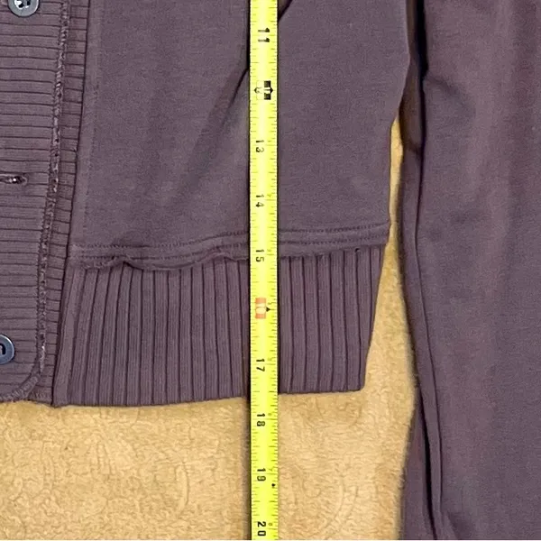 Old Navy 1994 short sweater Jacket Women's Medium Stretch Button Front - Image 6