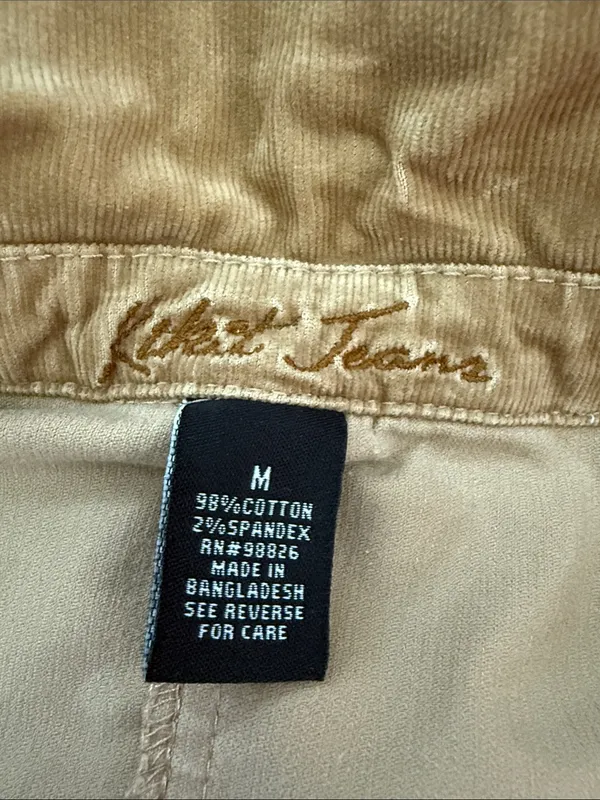 Women’s Tailored Corduroy Blazer Jacket in Tan Size M - Image 6