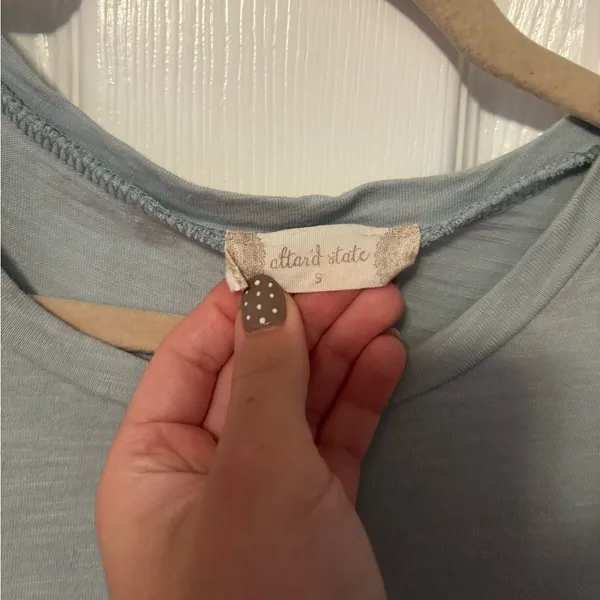 Altar'd State Sky Blue T-shirt dress size small - Image 2