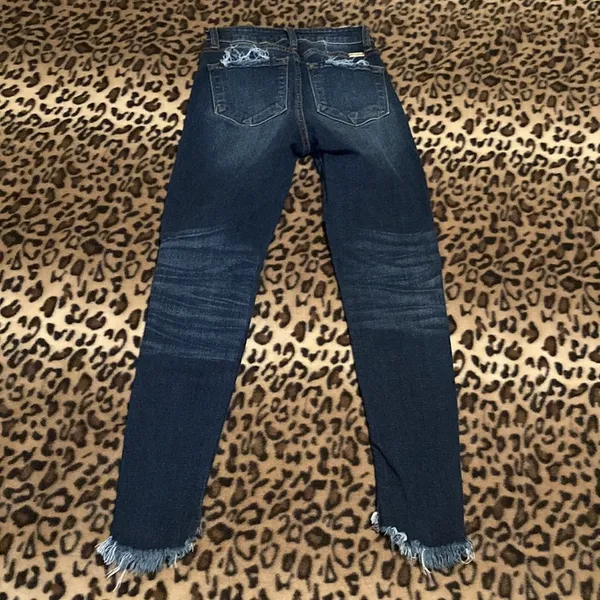 KanCan Jeans Mid Rise Ankle Distressed Skinny Jeans Women’s Size 0 /… - Image 7