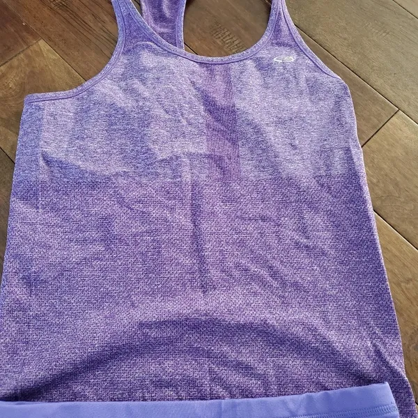 Tek Gear Work out set size small shorts in lavender and black amd size xs racer t… - Image 3
