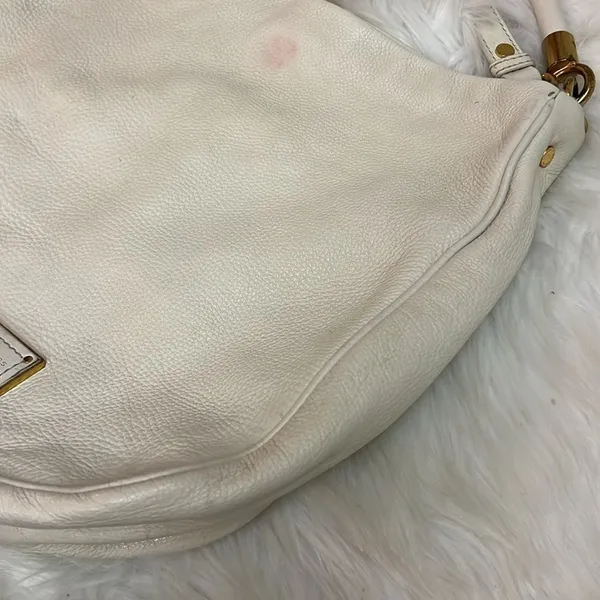 Marc Jacobs Too Hot to Handle Cream Leather‎ Bag B95 - Image 7