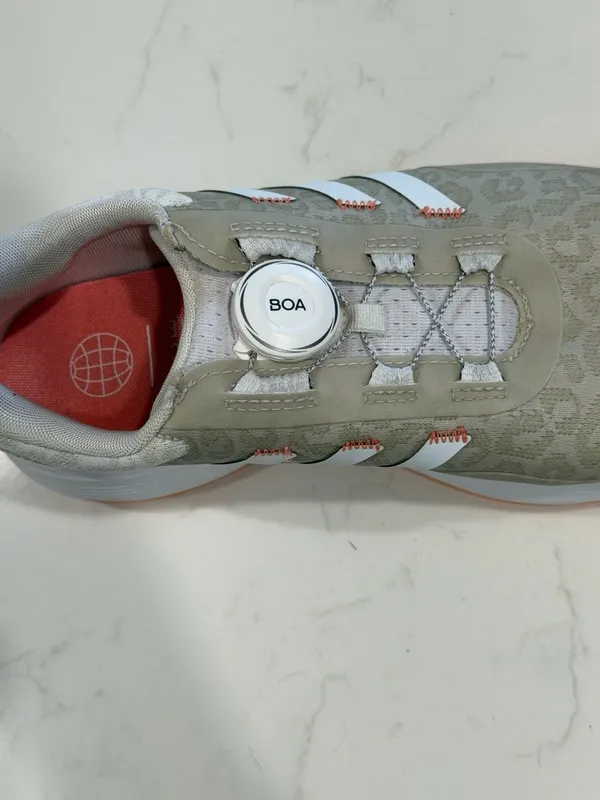 Adidas Women's S2G BOA 23 Golf Shoes Beige Leopard Print Size 8 - Image 3