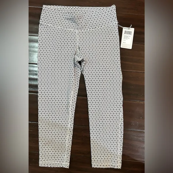 Crane & Lion Dwell Studio Facet Capri Tight 3/4 length Size 4 Leggings $90 - Image 7