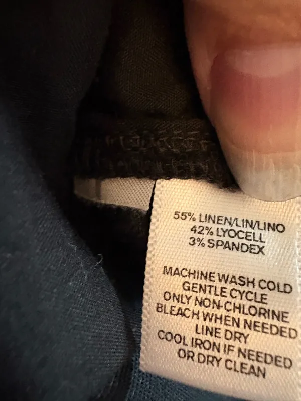 Loft size XL black tie waist casual pants - Image 8