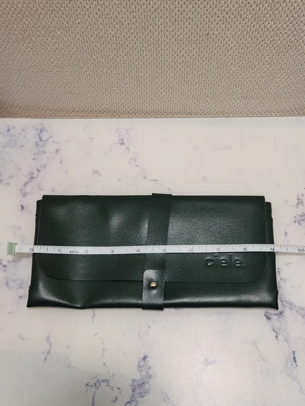 Ciele Green Brush Case Clutch - Image 4