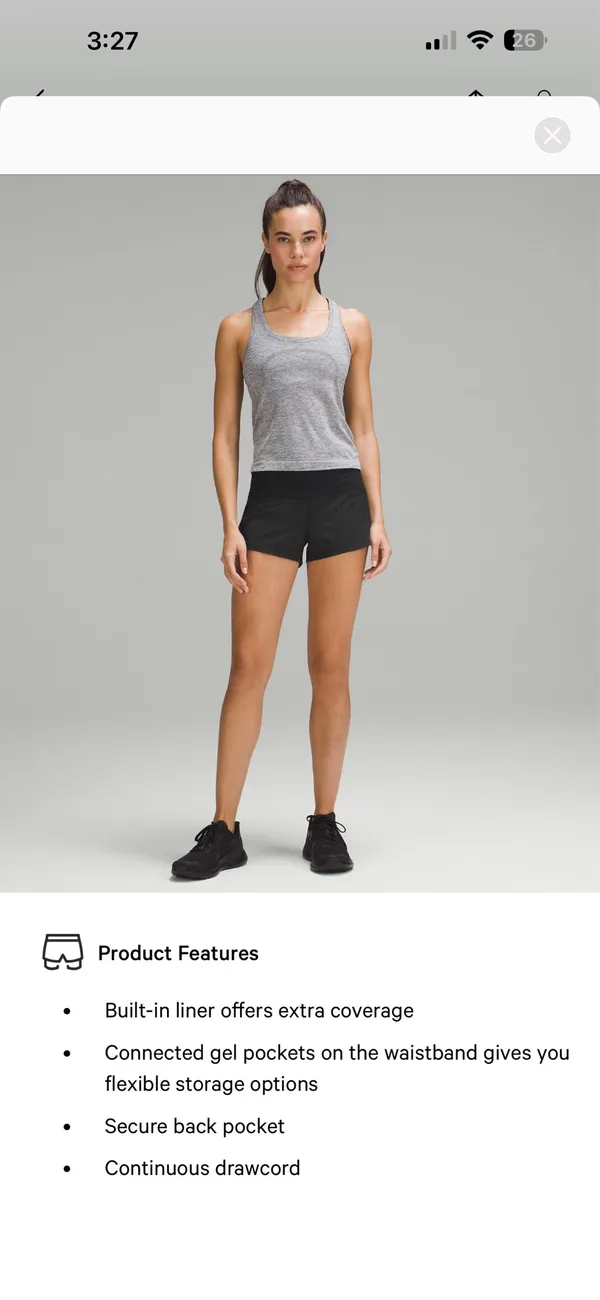 Lululemon Speed Up 2.5" Low-Rise Shorts - Image 9