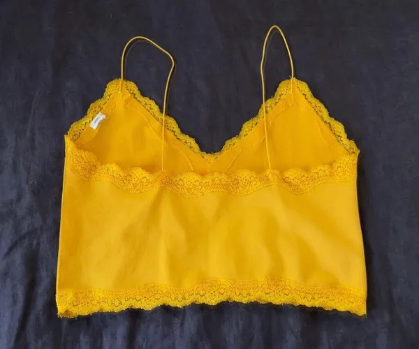 yellow lace tank top - Image 2