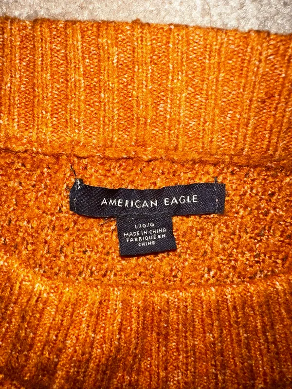 American Eagle Orange Sweater - Image 2