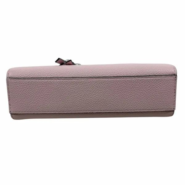 Tory Burch Slim Romy Top Handle Bag Leather Crossbody Bag Rose Pink - Image 11