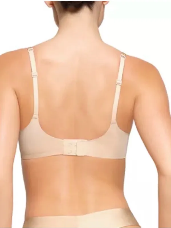 SKIMS Ultimate Push Up Plunge Bra Beige 32C NWT IN PACKAGE - Image 2