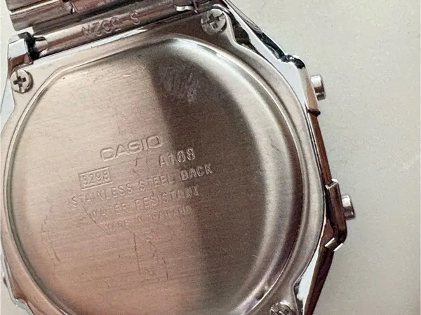 Casio Silver Digital Illuminator Watch Needs Battery - Image 2