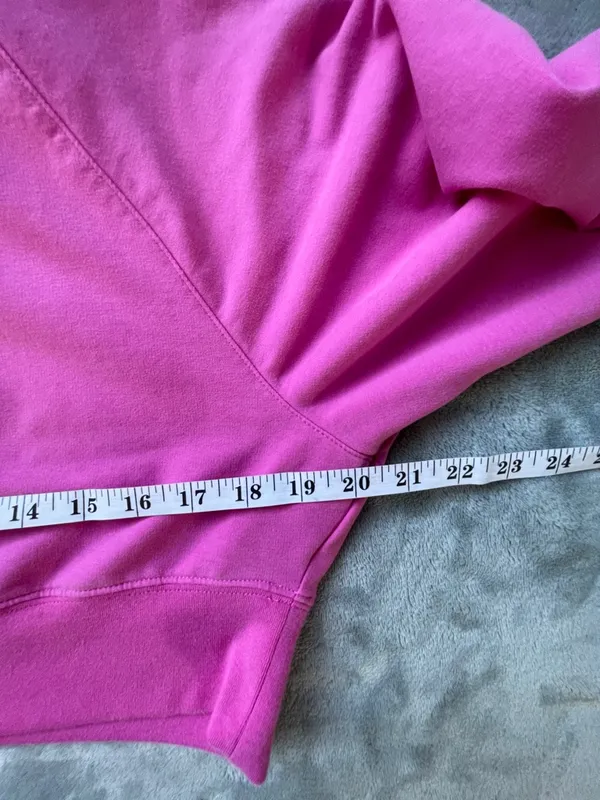 ALO Yoga cropped double take hoodie pink loungewear spring outdoor raglan sleeve - Image 7