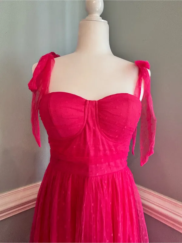Hot Pink Tie - Image 2