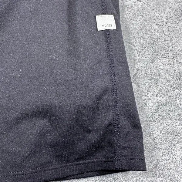 Vuori Womens Large Volley Skirt Black Athletic Tennis Pickleball Skort Pleated - Image 4