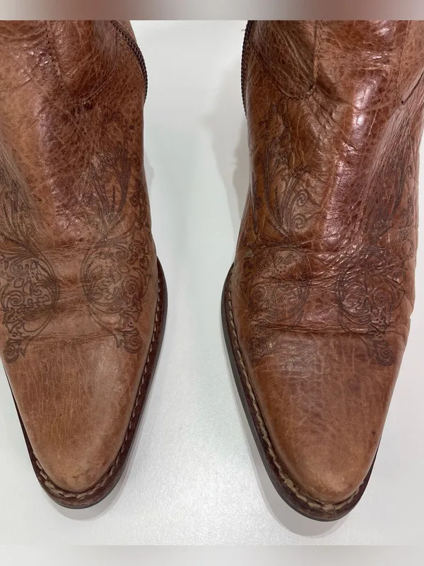 Coconuts by Matisse Brown Western Butterfly Cowgirl Boots Women's 7 M Festival Boho - Image 3