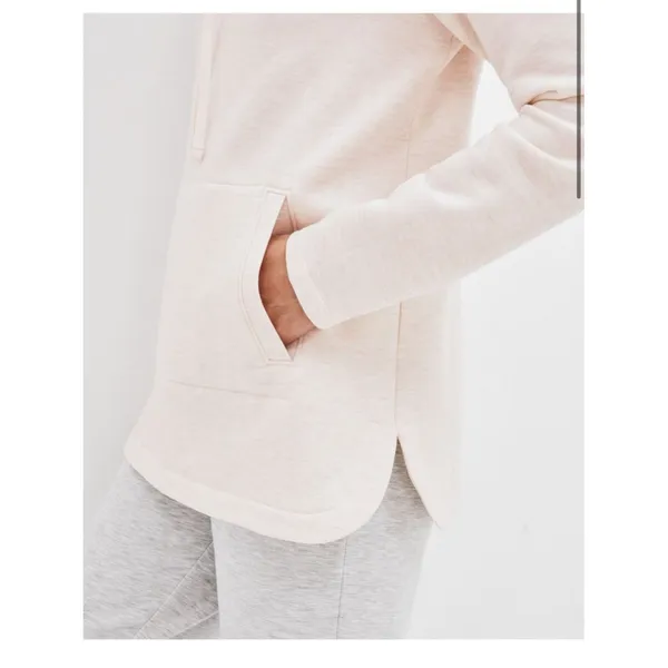 Haven Well Within Cream Cowl Neck Sweatshirt Lightweight Cozy Size XL - Image 6