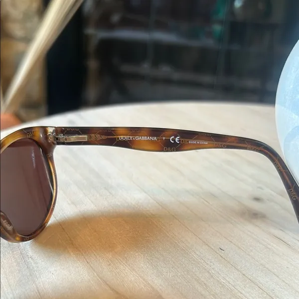 Dolce & Gabbana Tortoiseshell Logo Butterfly Sunglasses DG3146P 2668 50 🔲 17 - Image 4
