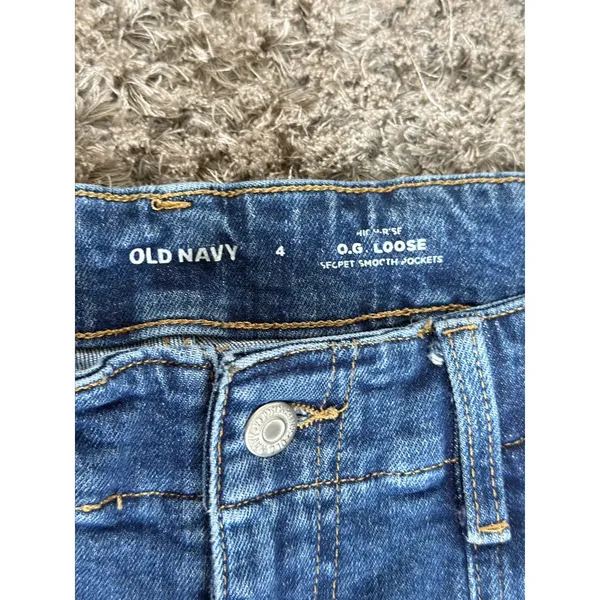 Old Navy Jeans Women's OG Loose Mid Rise Stretch Denim (25x29) Size 4 - Image 6