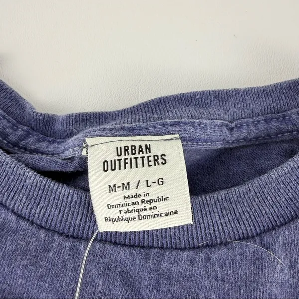 Urban Outfitters Navy Graphic Collage Tee (M/L) — New With Tags - Image 5