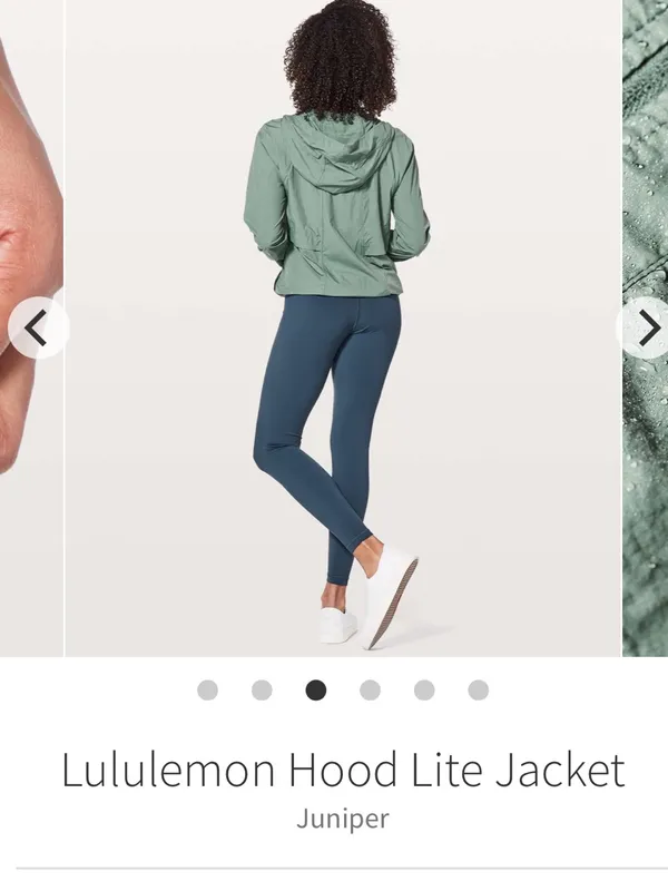 Lululemon Hood Lite Jacket in juniper size 4 - Image 2