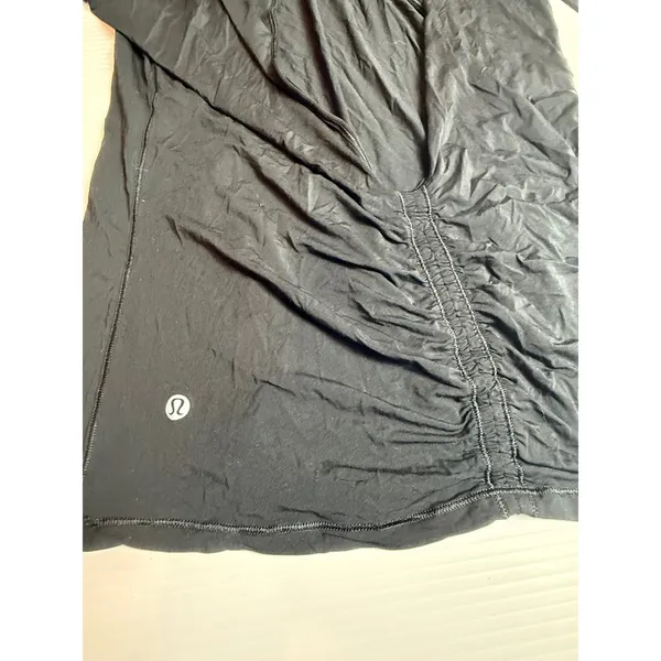 Lululemon Long Sleeve Top Athletic Shirt Black Yoga Workout 10‎ - Image 5