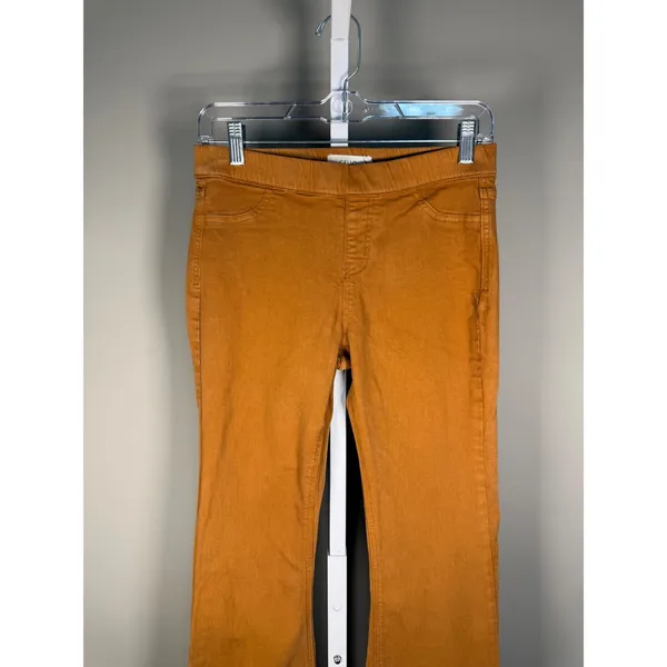 Cello Burnt Orange Mid Rise Flare Pants Boho Western Retro‎ Size M - Image 3