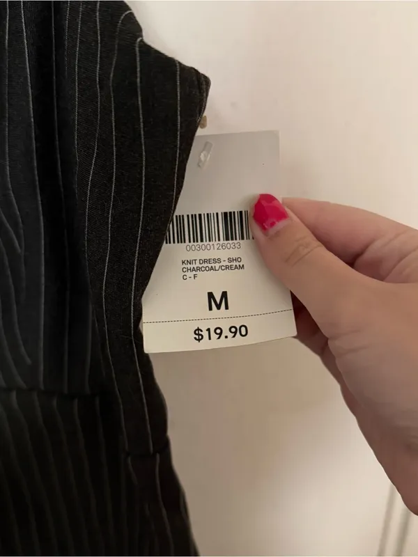 Forever 21 Black Pinstripe Mini Dress - Image 2