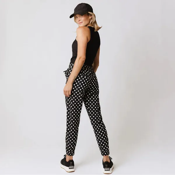Albion Fit BLACK POLKA DOT JETSETTERS size small NWT - Image 4