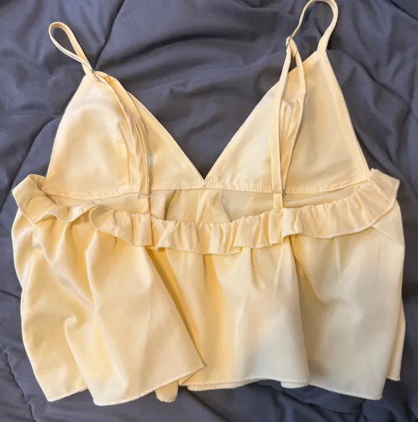 SheIn yellow babydoll tank top - Image 4