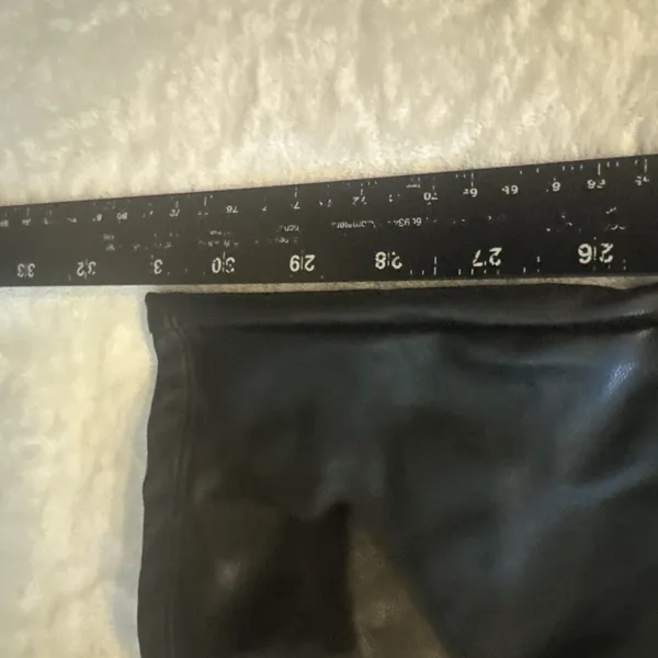 Abercrombie & Fitch Faux Leather Pants Size XL - Image 9