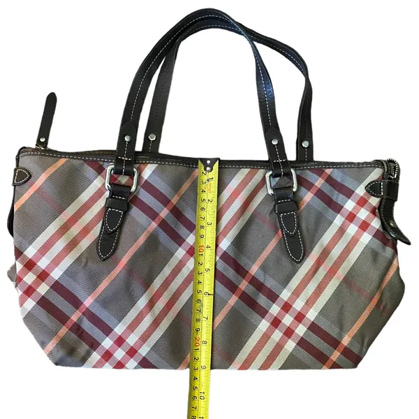 Burberry Blue Label Nova Check Canvas & Leather Purse - Image 15