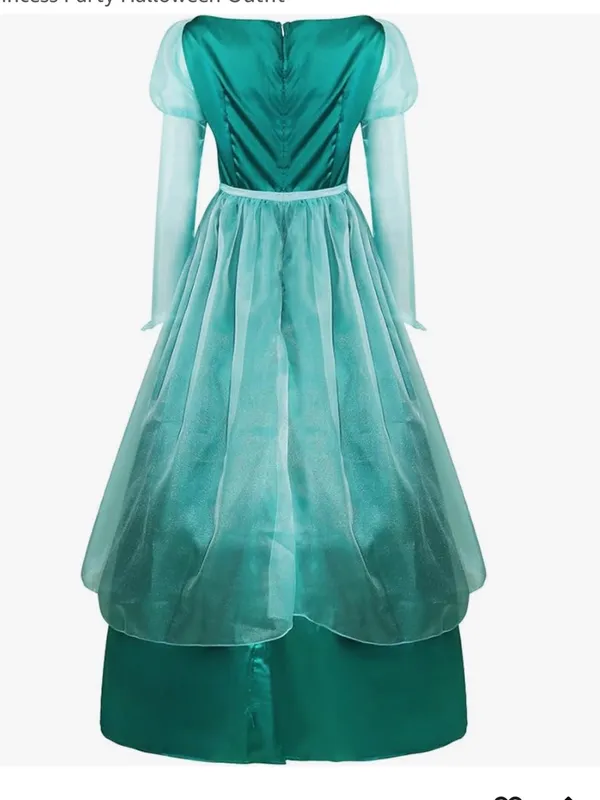 Women Mermaid Princess Sea-maid Cosplay Dress Halloween Party Gown Costume - Image 11