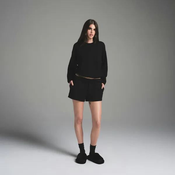 Skims Sweatshirt (Gar) Onxy crewneck pullover Onxy nwt size S - Image 2