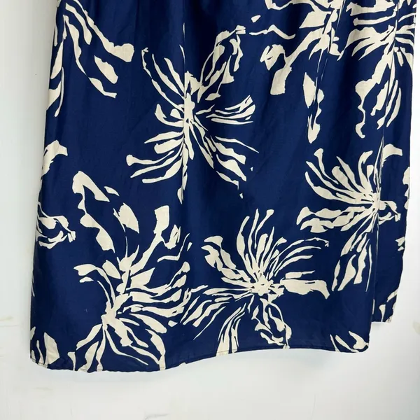NWT ZARA Floral Tropical Printed Midi Skirt Sz Small Pleated Side Slit - Image 15