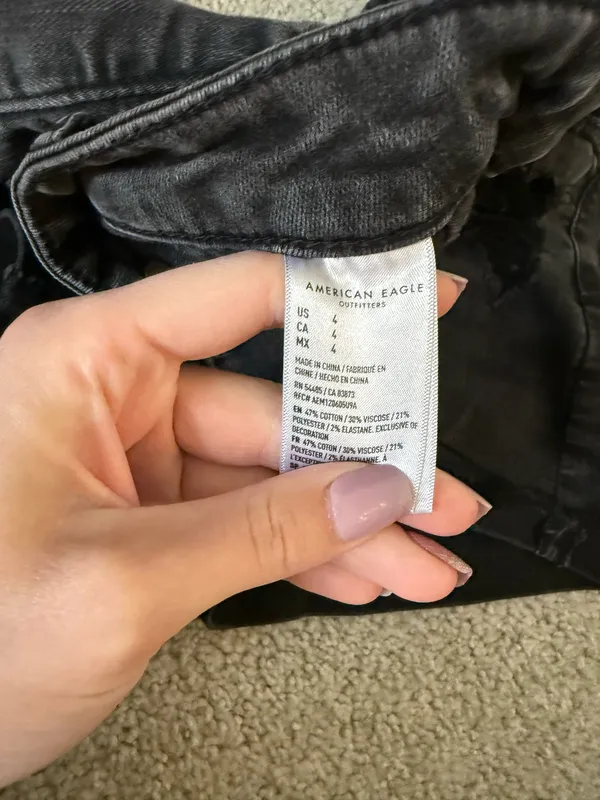 American Eagle Jean Shorts Next Level Stretch High-Rise - Image 4