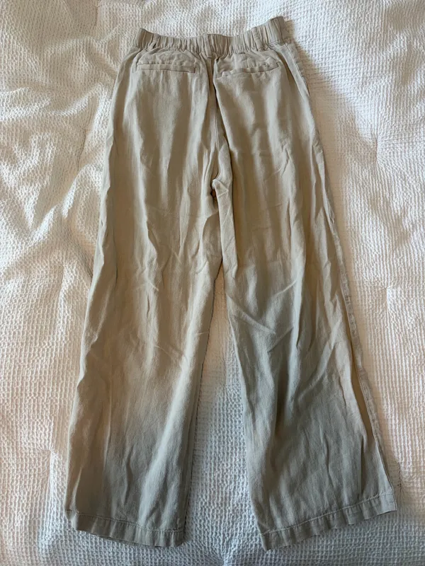 Gap Easy Trousers Wide-Leg Linen Blend - Image 2