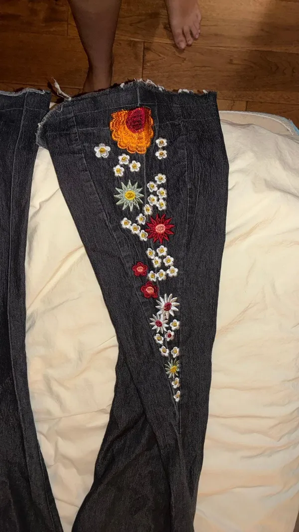 Black bootcut jeans - Image 3