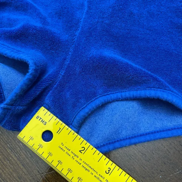 armani jeans royal blue sweat shorts size S - Image 7