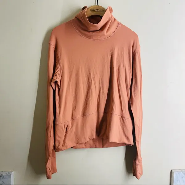 Lululemon Ready to Rulu Pullover Pink Savannah Rulu Funnel Neck Size 6 - Image 4