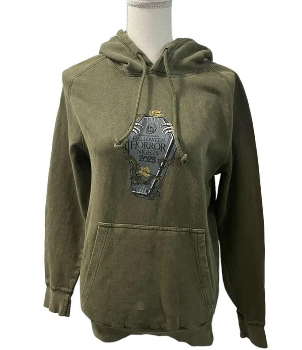 Universal Studios Halloween Horror Nights 2023 Graphics Sweatshirt Hoodie XS - Image 4