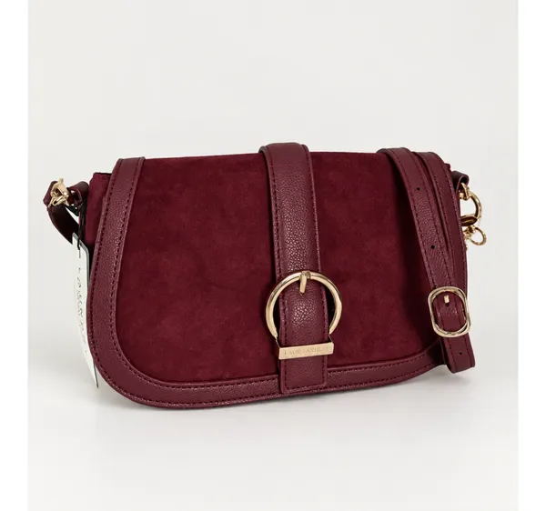 Laundry by Shelli Segal burgundy saddle bag - Image 3