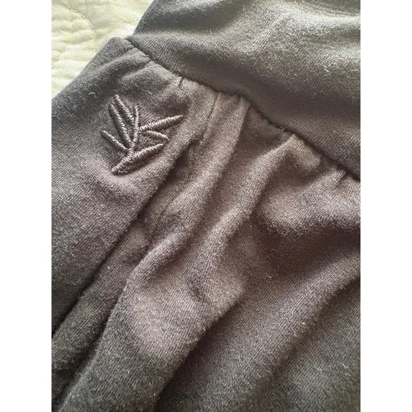 Cozy Earth Pajama Set L Black Bamboo Stretch-Knit Long Sleeve Button Down - Image 11