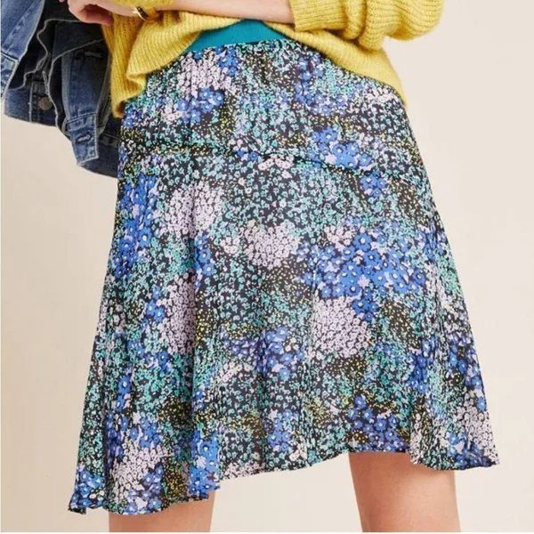 Anthropologie Maeve Floral Kerry Mini Skirt 348 - Image 3