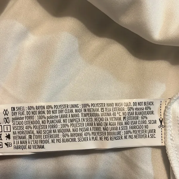 NEW Forever 21 Small Off White Woven Dress with Metal Accents NWT - Image 4