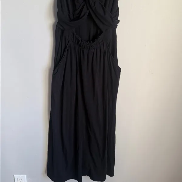 ALEXANDER WANG Cotton Jersey Twist Front Muscle Dress Medium - Image 7