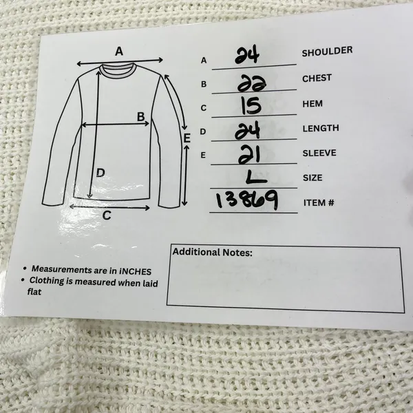 Cottagecore Handmade Womens Sweater L Retro Cable Knit Coastal Grandma Minimal‎ - Image 10