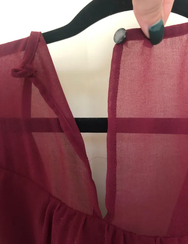 South Boutique Crimson red romper - Image 3