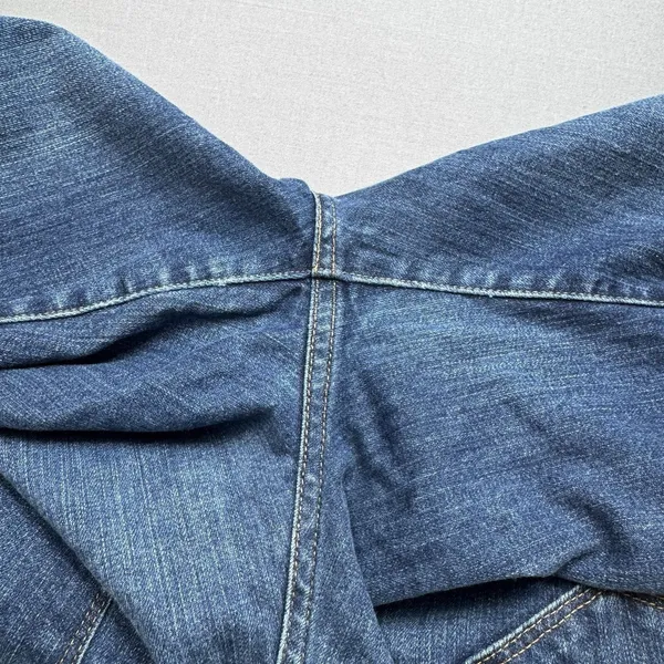 Levis 505 Jeans Womens 14 Blue Straight Leg Stretch Denim Mid Rise Classic - Image 9